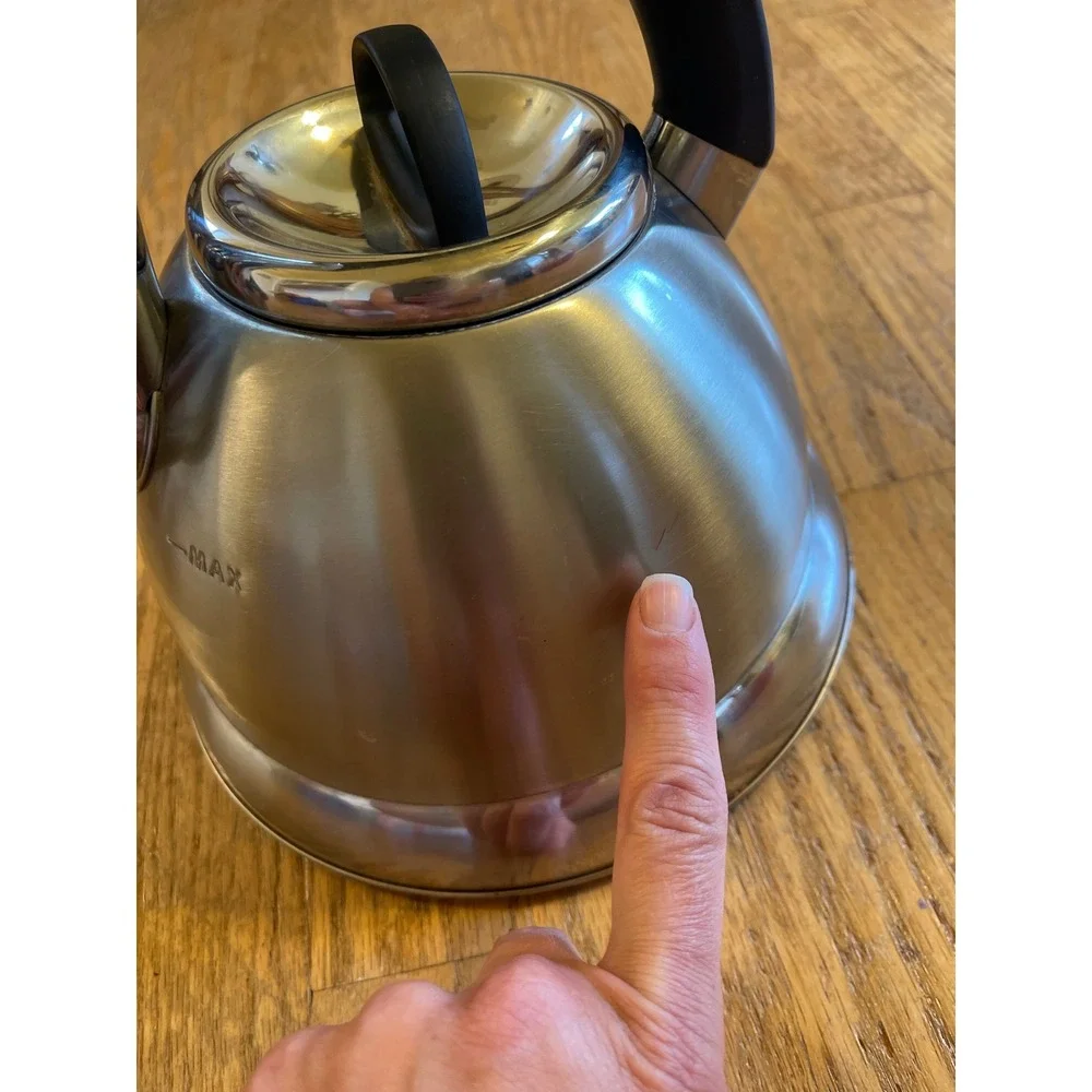 Pykal Stainless Steel Whistling Tea Kettle Induction 5-Layer Capsule Bottom